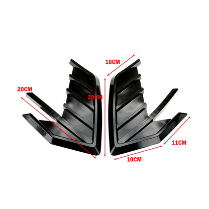 Universal Car Side Vent Fender Spoiler Outflow Vent Sticker for Audi A3, A4, A5, A6, A7, S3, S4, S5, S6, S7, RS3, RS4, RS5, RS6, RS7