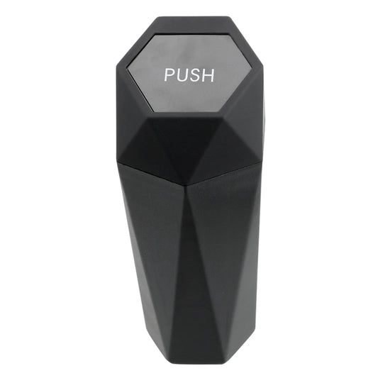 Portable Automotive Trash Bin with Lid - Leak-Proof Mini Garbage Can for Car, Home, Bedroom, and Office