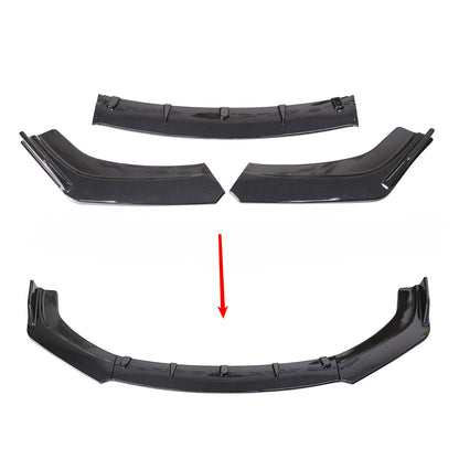 Universal Front Lip Bumper Blade Lower Splitter Spoiler for Audi A3, A4, A5 B9 - Body Kit Tuning Component
