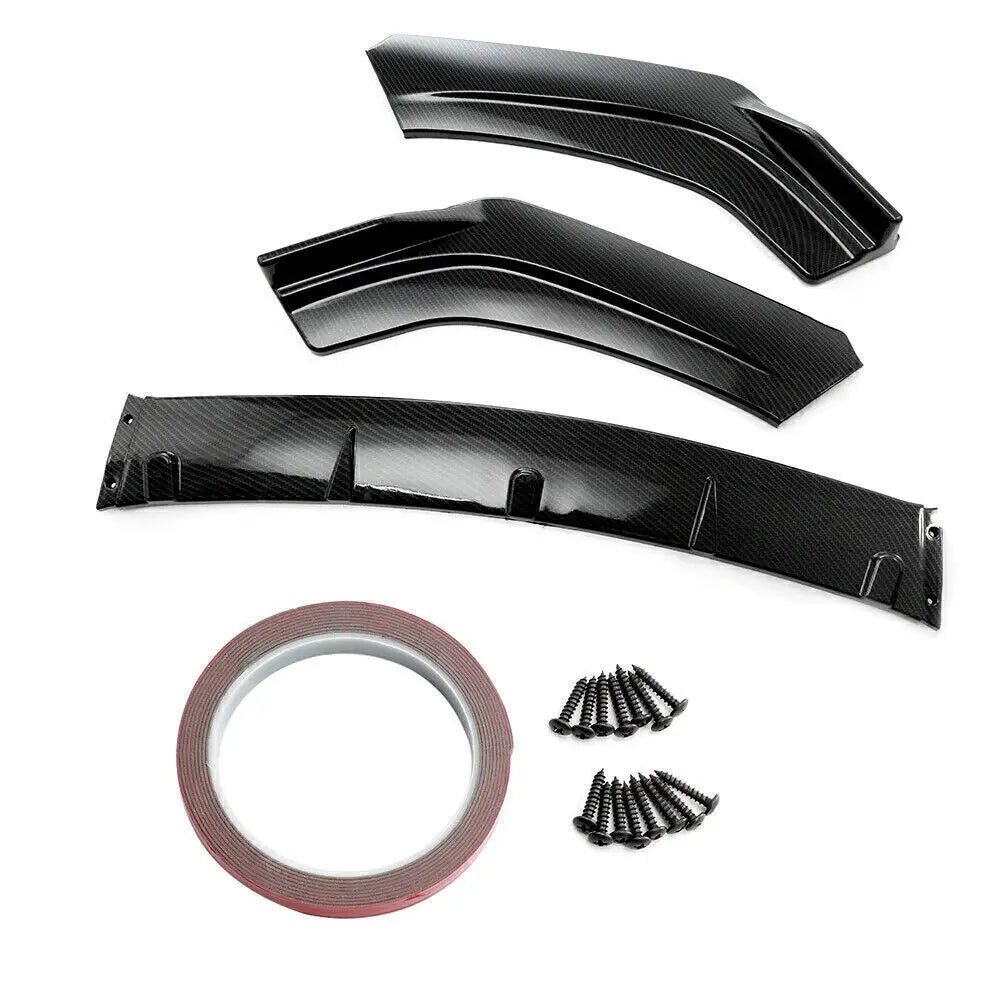 Universal Front Lip Bumper Blade Lower Splitter Spoiler for Audi A3, A4, A5 B9 - Body Kit Tuning Component
