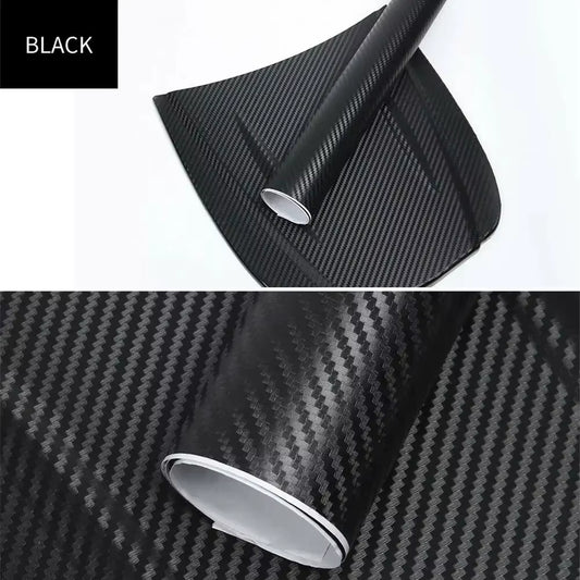 30x127cm 3D Carbon Fiber Vinyl Film for Automotive Interior Customization and Decoration
